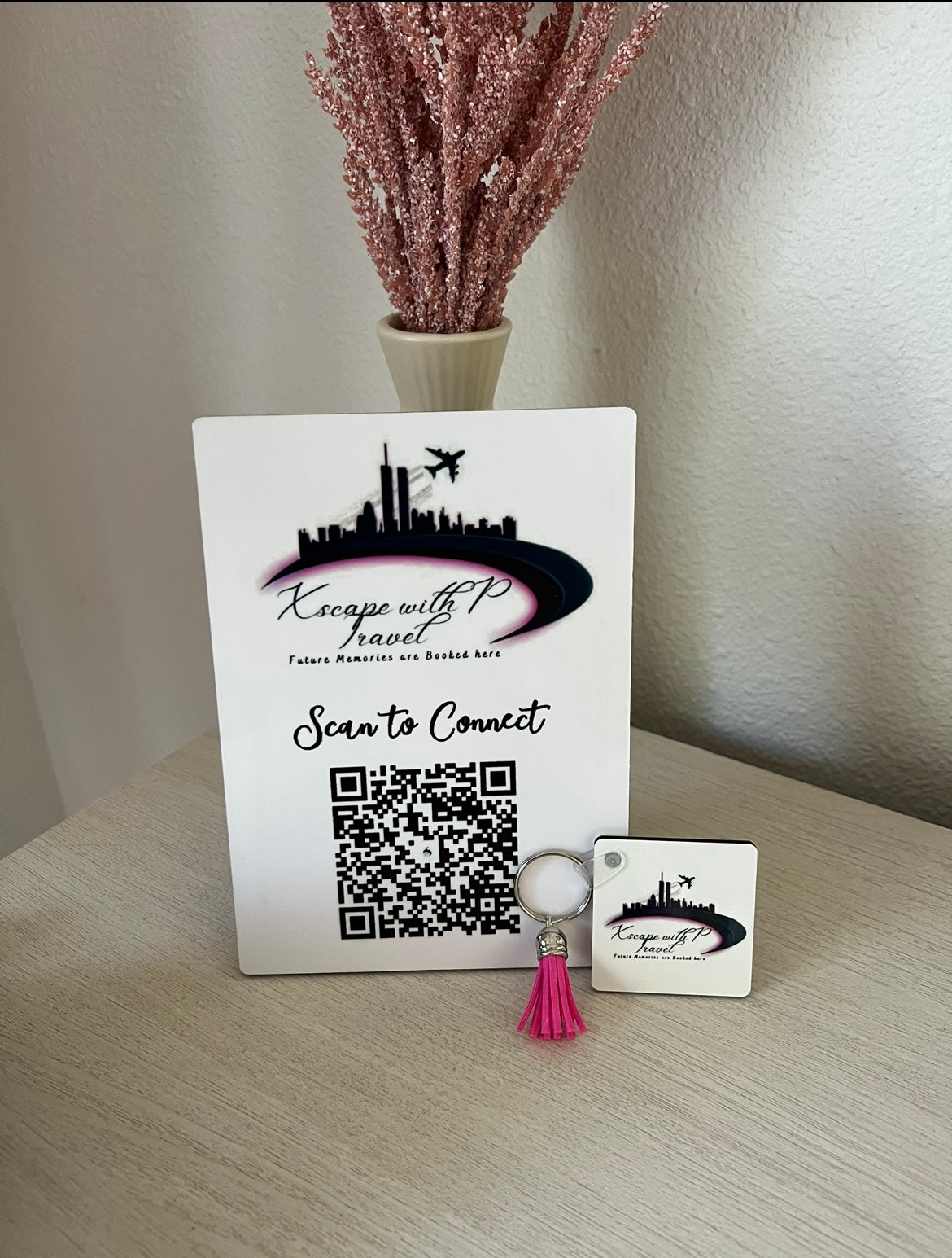 5x7 Custom Scan to Pay Table Signs