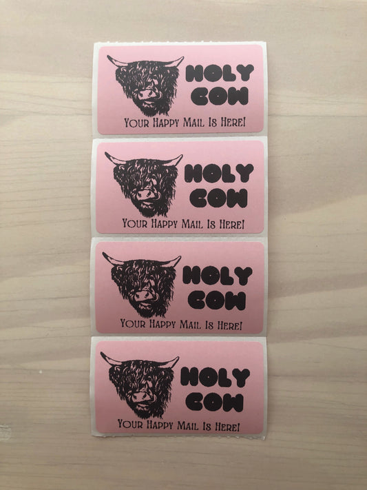 Holy Cow Packaging Stickers