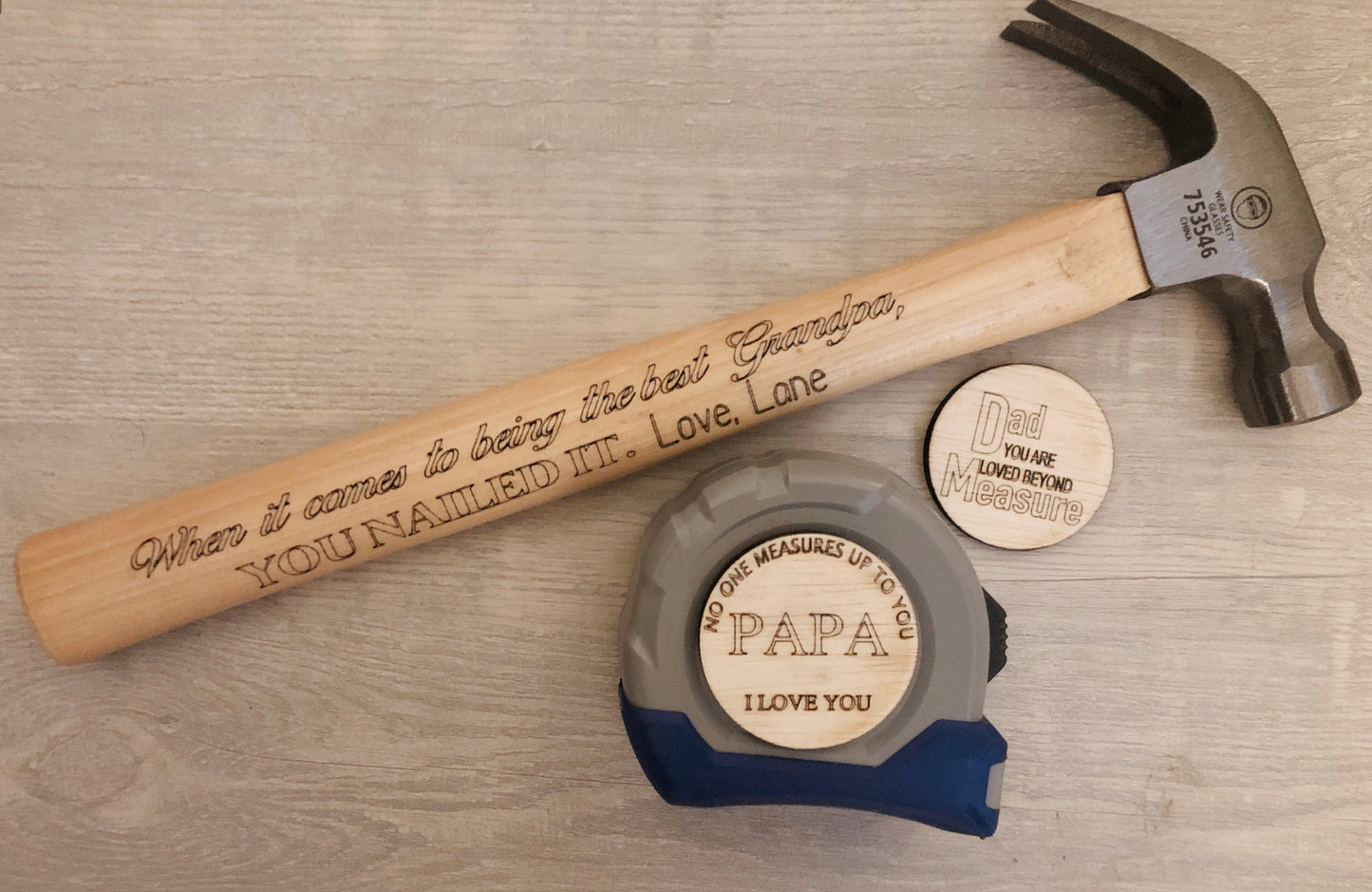 Custom Engraved Tape Measures-Father’s Day