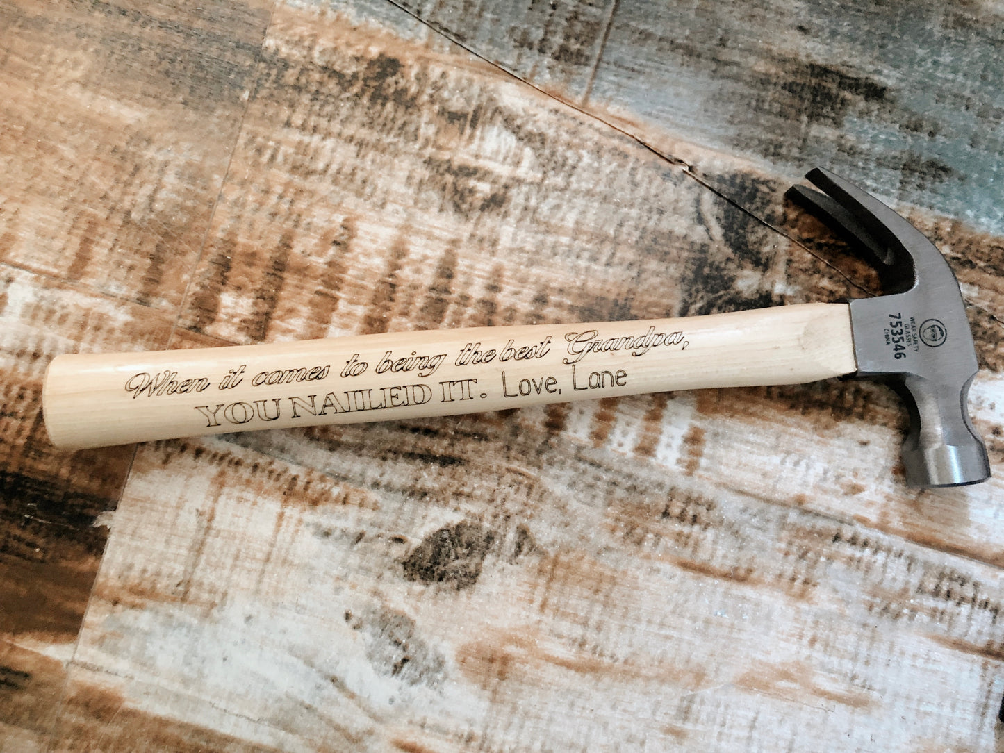 Custom Engraved Hammer- Father’s Day